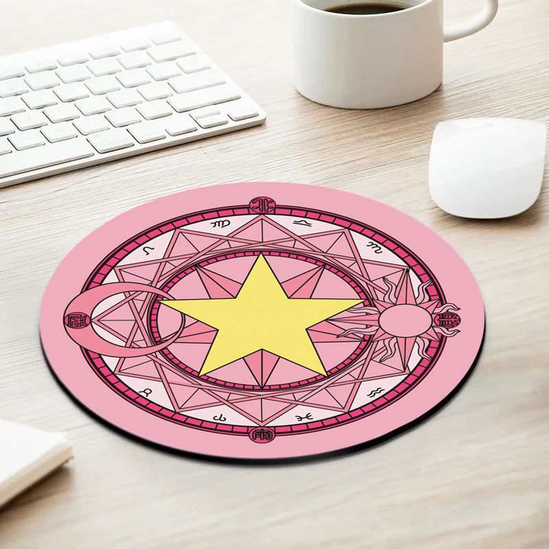 Computers Accessories Mouse Pads Round Cute Cartoon Mouse Pad Game Pad Desk Pad Mouse Pad