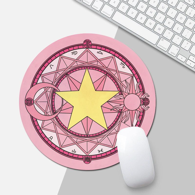 Computers Accessories Mouse Pads Round Cute Cartoon Mouse Pad Game Pad Desk Pad Mouse Pad