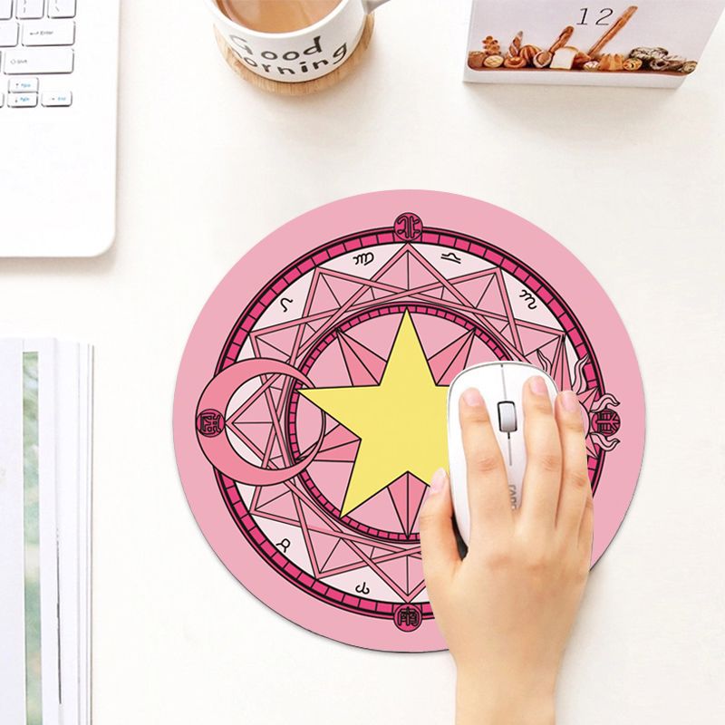 Computers Accessories Mouse Pads Round Cute Cartoon Mouse Pad Game Pad Desk Pad Mouse Pad