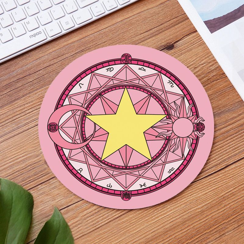 Computers Accessories Mouse Pads Round Cute Cartoon Mouse Pad Game Pad Desk Pad Mouse Pad