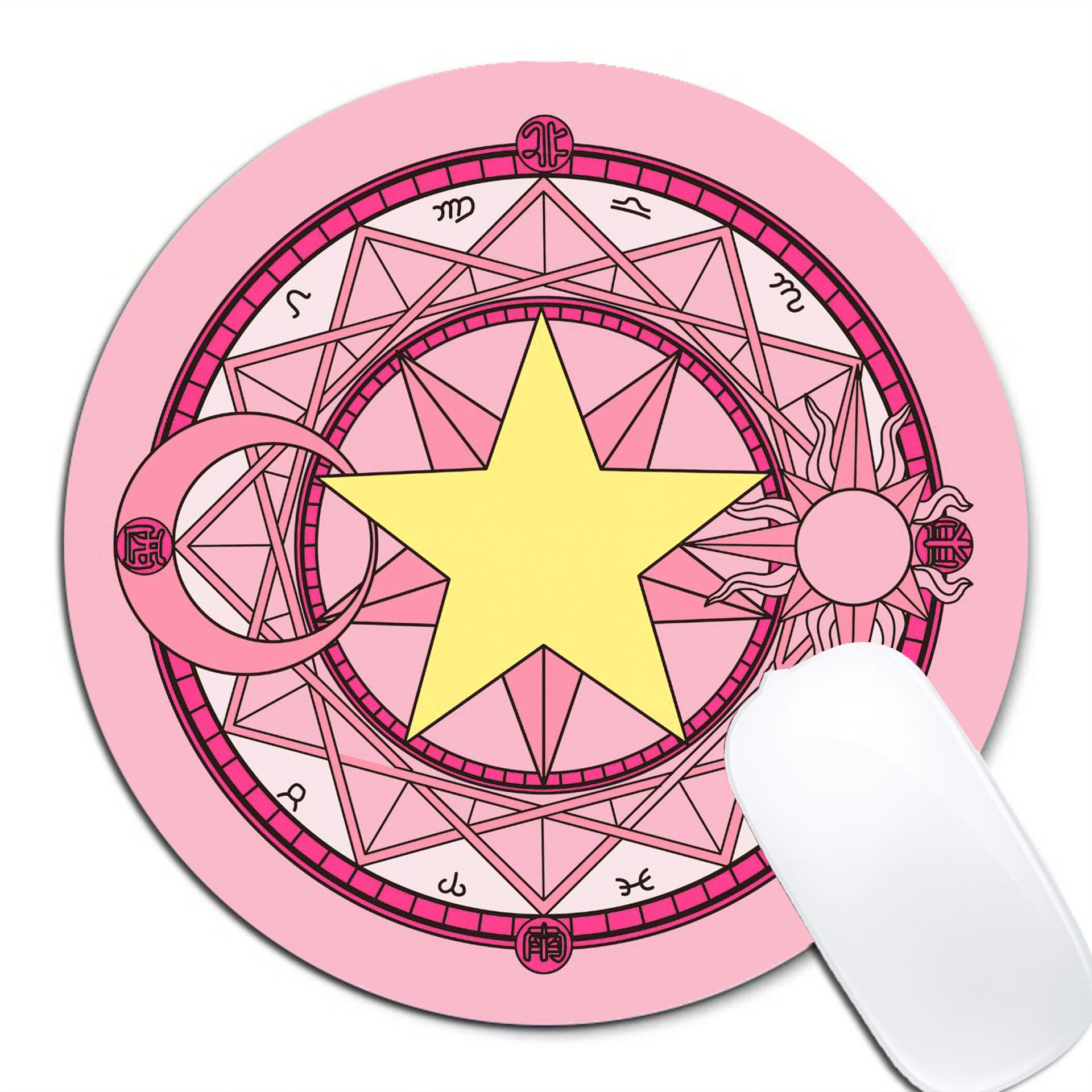 Computers Accessories Mouse Pads Round Cute Cartoon Mouse Pad Game Pad Desk Pad Mouse Pad