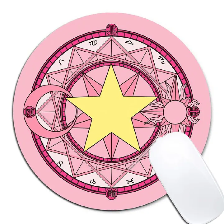 Computers Accessories Mouse Pads Round Cute Cartoon Mouse Pad Game Pad Desk Pad Mouse Pad