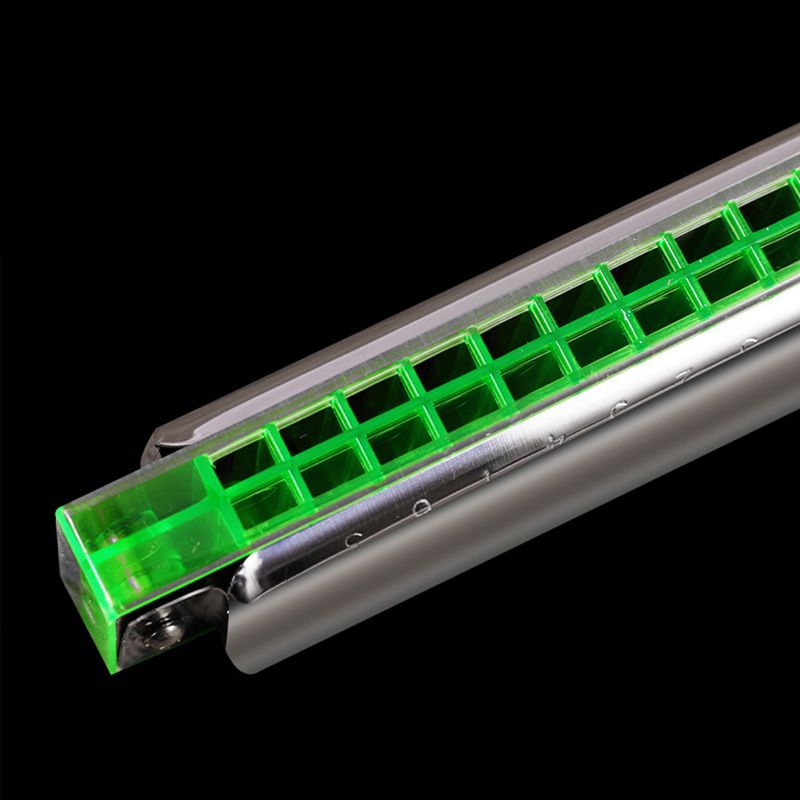 Standard 24-Hole Double-Row Metal Harmonica Early Education Instrument Seashell Harmonica Polyphonic Accent Student Adult Beginner Harmonica Professional Harmonicon Double Row Music
