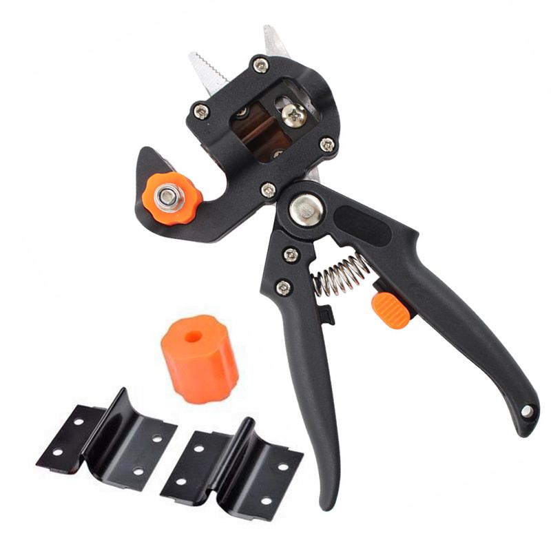 Multifunctional Gardening Tool Scissor Professional Grafting Tool Kit With Grafting Tape And Scalpel Green Pruning Shears Seedling Grafting Machine Grafting Tools Fruit Tree Grafting Machine Gardening