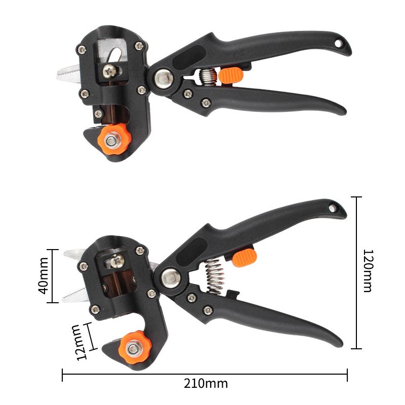 Multifunctional Gardening Tool Scissor Professional Grafting Tool Kit With Grafting Tape And Scalpel Green Pruning Shears Seedling Grafting Machine Grafting Tools Fruit Tree Grafting Machine Gardening