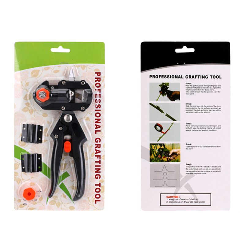 Multifunctional Gardening Tool Scissor Professional Grafting Tool Kit With Grafting Tape And Scalpel Green Pruning Shears Seedling Grafting Machine Grafting Tools Fruit Tree Grafting Machine Gardening