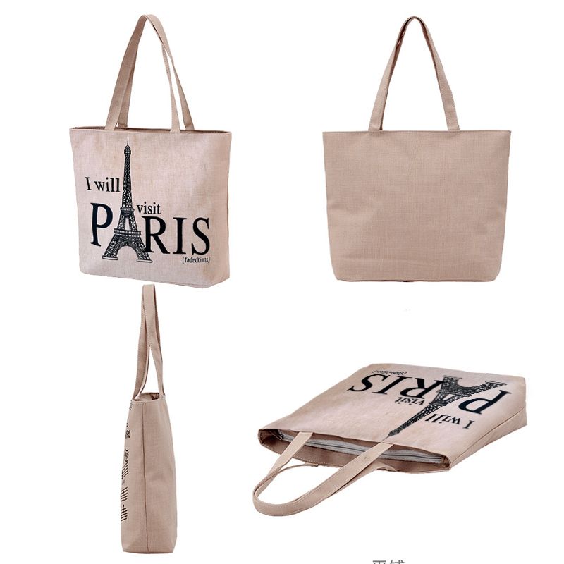 Women's Bags Shoulder Bags Portable Canvas Bag Student Tutorial Bag Fashion Trend Literary Canvas Bag Tote Bag Shopping Bag Shoulder Bag