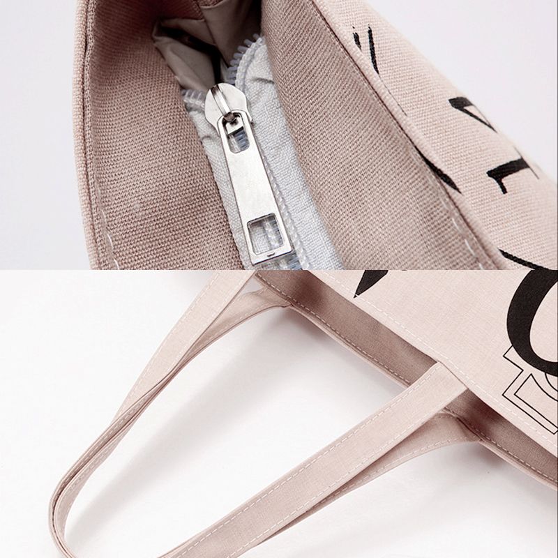 Women's Bags Shoulder Bags Portable Canvas Bag Student Tutorial Bag Fashion Trend Literary Canvas Bag Tote Bag Shopping Bag Shoulder Bag