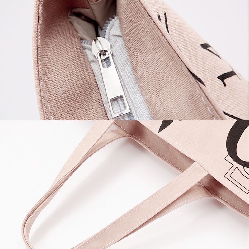 Women's Bags Shoulder Bags Portable Canvas Bag Student Tutorial Bag Fashion Trend Literary Canvas Bag Tote Bag Shopping Bag Shoulder Bag