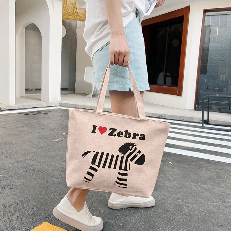 Women's Bags Shoulder Bags Portable Canvas Bag Student Tutorial Bag Fashion Trend Literary Canvas Bag Tote Bag Shopping Bag Shoulder Bag