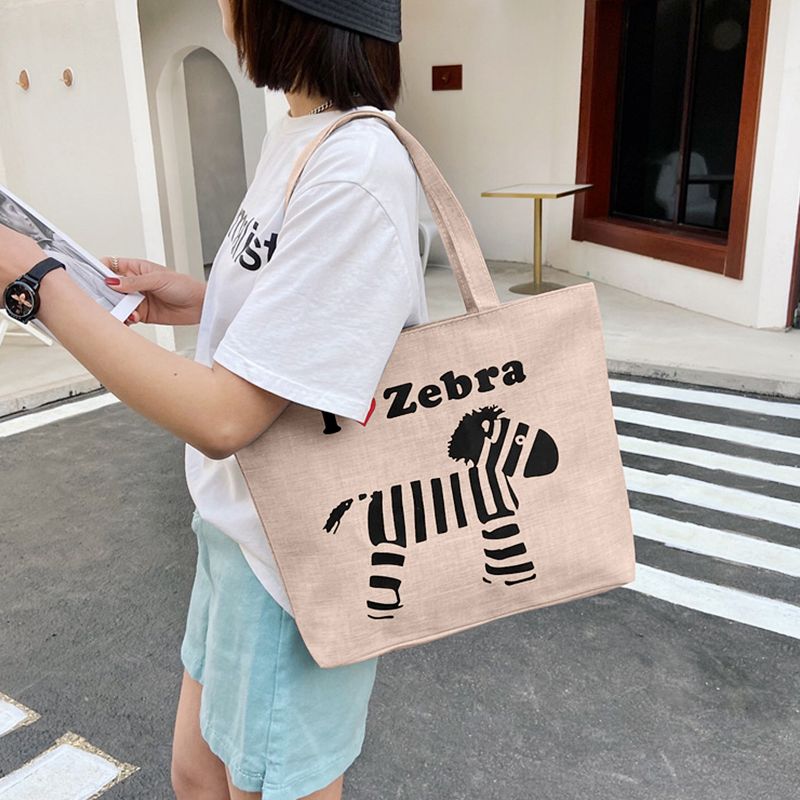 Women's Bags Shoulder Bags Portable Canvas Bag Student Tutorial Bag Fashion Trend Literary Canvas Bag Tote Bag Shopping Bag Shoulder Bag