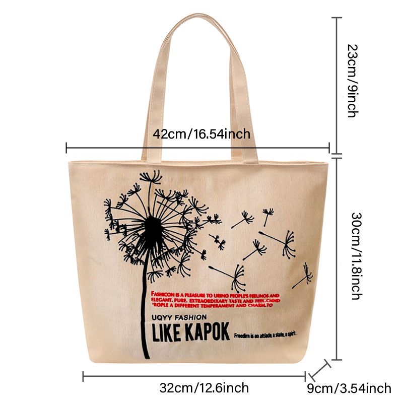 Women's Bags Shoulder Bags Portable Canvas Bag Student Tutorial Bag Fashion Trend Literary Canvas Bag Tote Bag Shopping Bag Shoulder Bag
