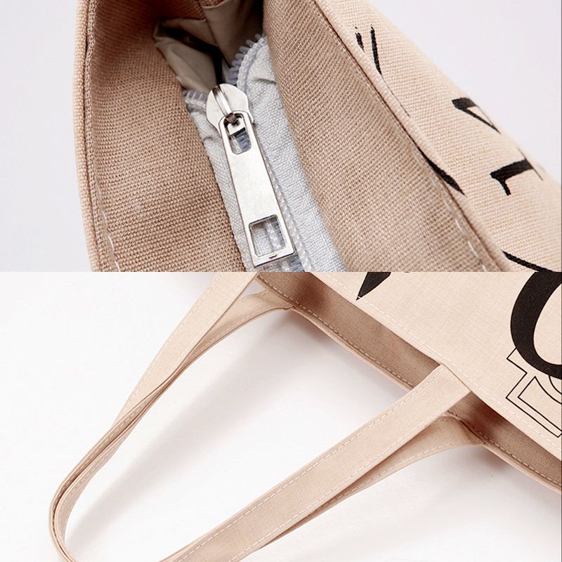 Women's Bags Shoulder Bags Portable Canvas Bag Student Tutorial Bag Fashion Trend Literary Canvas Bag Tote Bag Shopping Bag Shoulder Bag