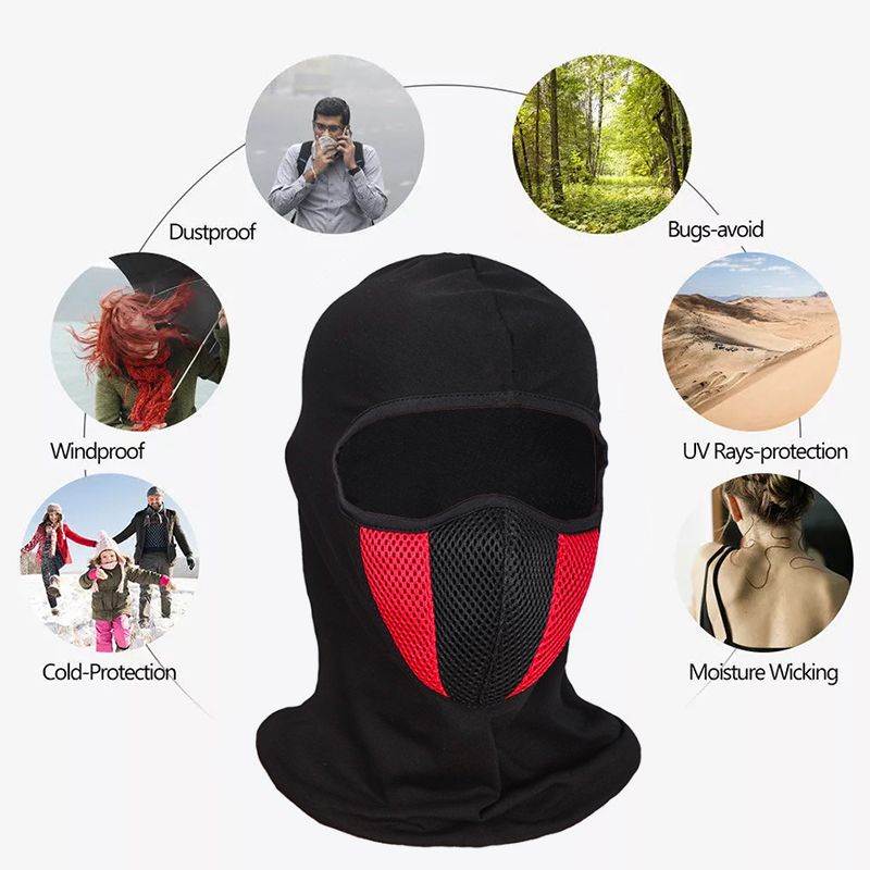 Fashion Men  Hats Cycling Mask Motorcycle Warm Hood Outdoor Ski Mask Mask Hat Filter Hood Cap Off-Road Motorcycle Helmet Hood Motorcycle Riding Neck Mask Hat