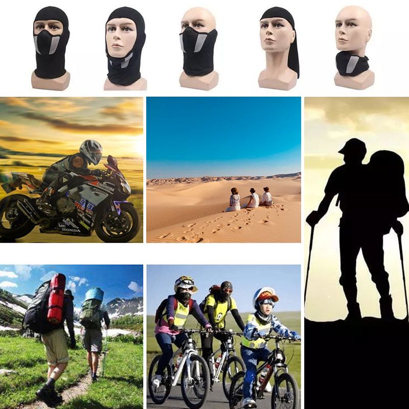 Fashion Men  Hats Cycling Mask Motorcycle Warm Hood Outdoor Ski Mask Mask Hat Filter Hood Cap Off-Road Motorcycle Helmet Hood Motorcycle Riding Neck Mask Hat