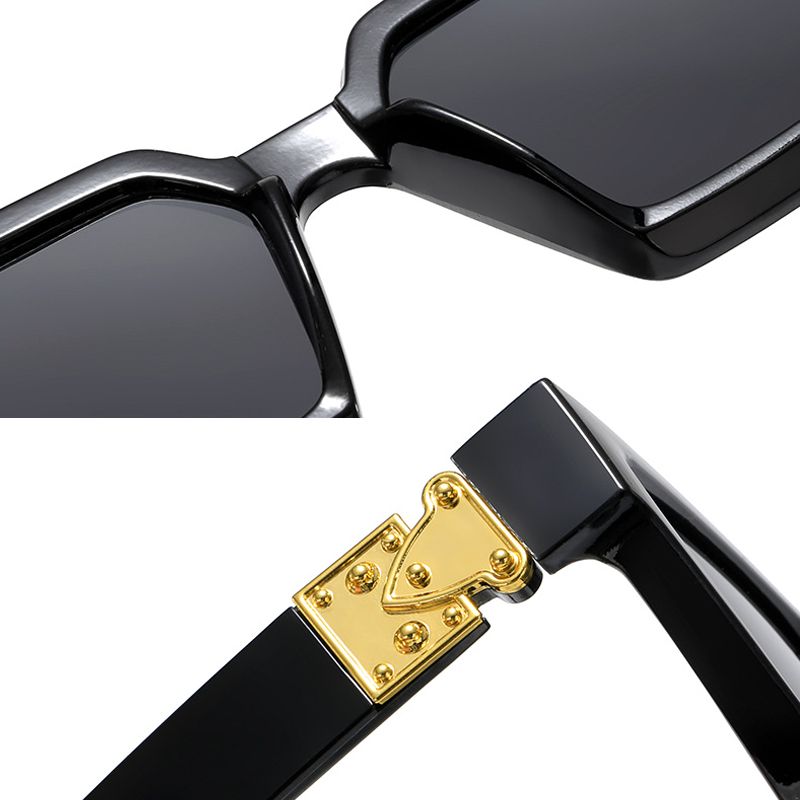 Fashion Women Sunglasses New Fashion Large Frame Sunglasses Square Wide-Brim Sunglasses Too Glasses