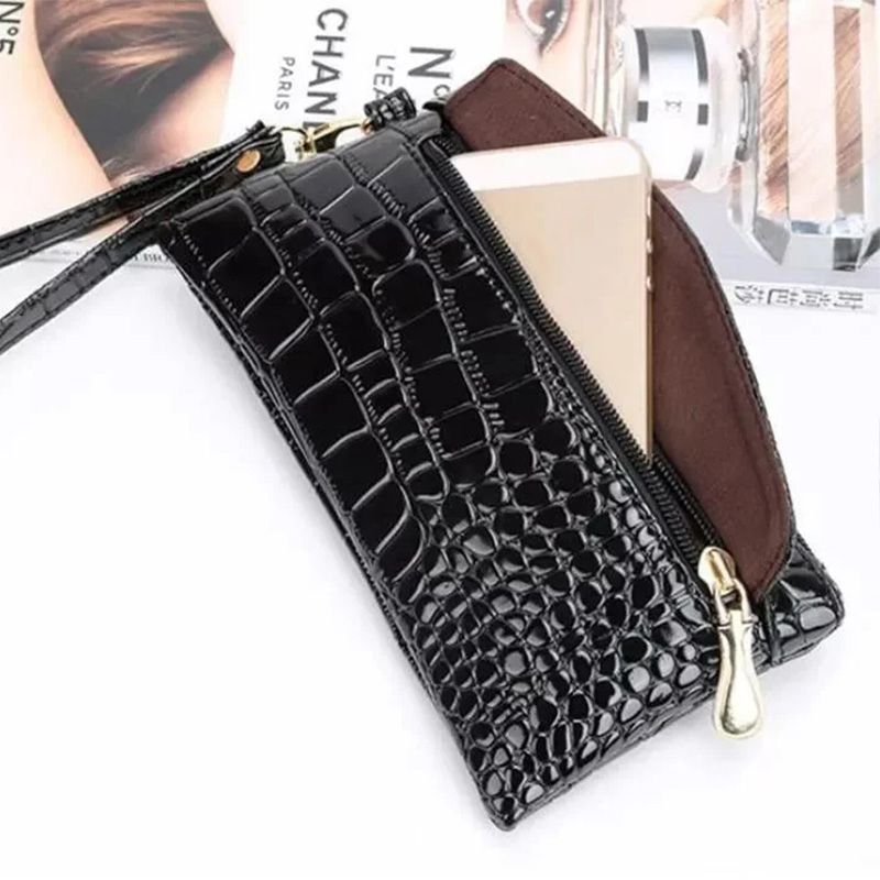 Women's Bags Fashion New Wallet Clutch Mobile Phone Coin Purse Casual Shiny Small Bag Hand Wallet