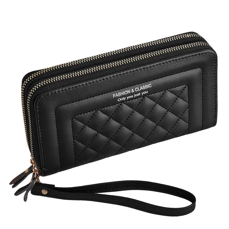 Women's Bags Wallets Holders Wallet Long Clutch Korean Style Mobile Phone Bag Double Zipper Wallet Large Capacity Wallet