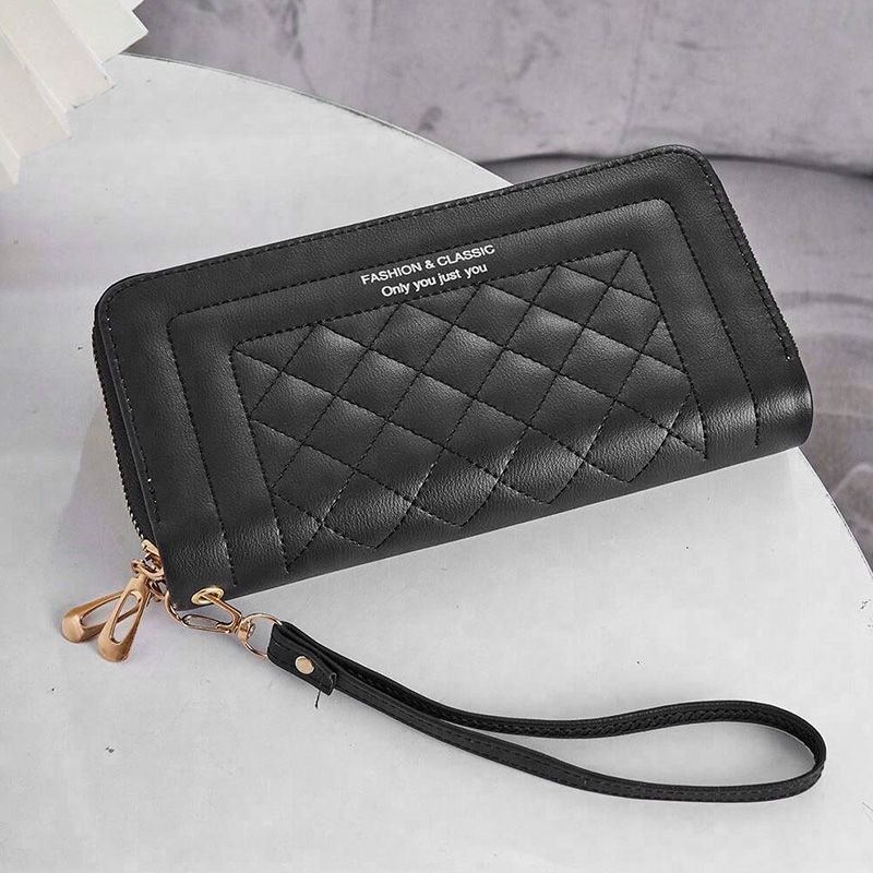 Women's Bags Wallets Holders Wallet Long Clutch Korean Style Mobile Phone Bag Double Zipper Wallet Large Capacity Wallet