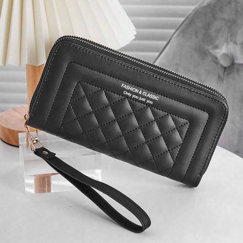 Women's Bags Wallets Holders Wallet Long Clutch Korean Style Mobile Phone Bag Double Zipper Wallet Large Capacity Wallet