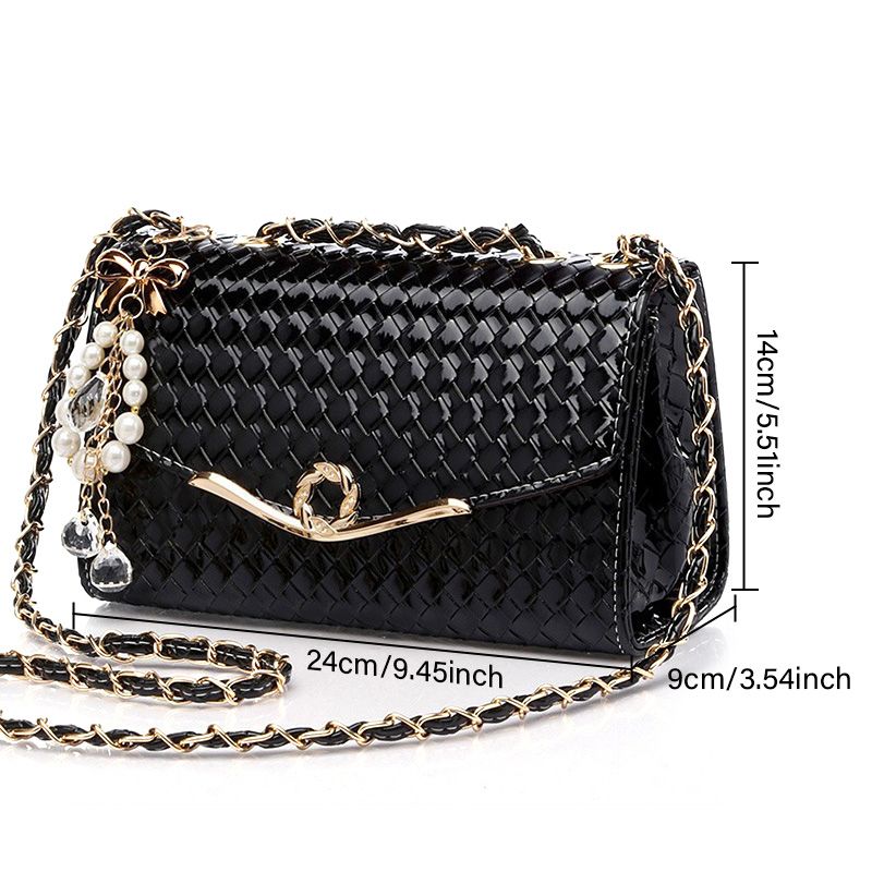 Women's Bags Crossbody Bags New Single Shoulder Crossbody Bag Cross-Border Women'S Bag Wholesale Small Square Bag Chain Bag Crossbody Bag