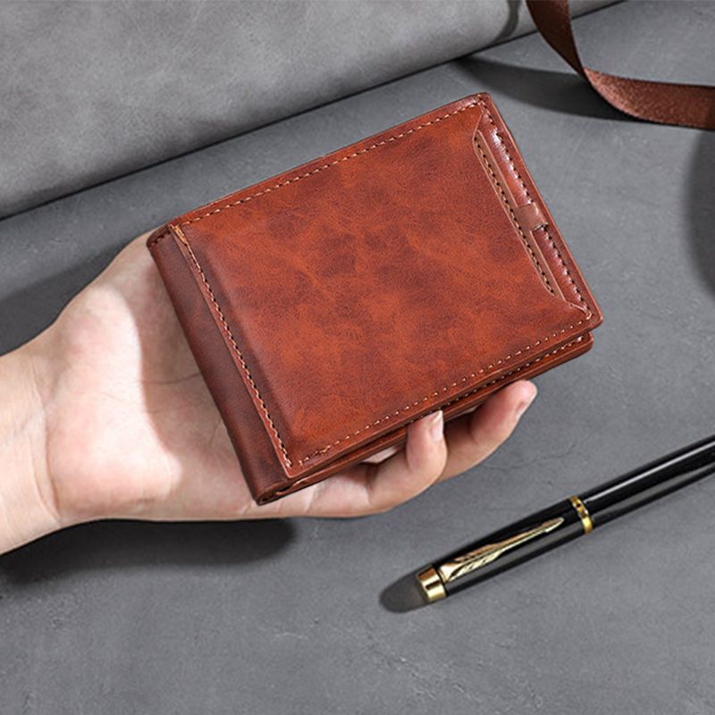 Men's Bags Wallets Holders New Wallet Short Style Simple Casual Fashion Multifunctional Card Holder Wallet