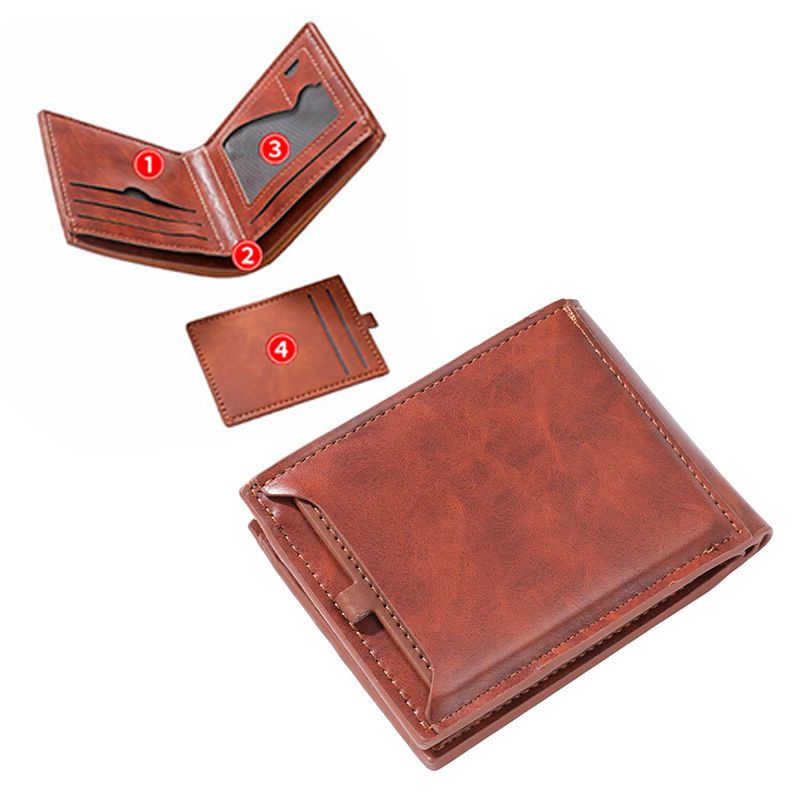 Men's Bags Wallets Holders New Wallet Short Style Simple Casual Fashion Multifunctional Card Holder Wallet
