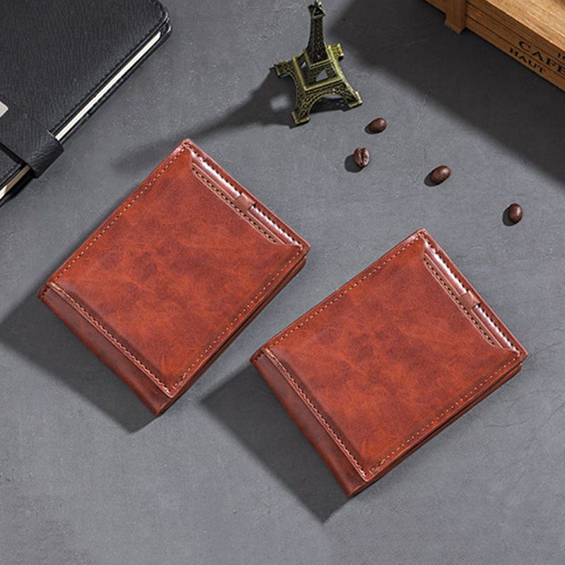 Men's Bags Wallets Holders New Wallet Short Style Simple Casual Fashion Multifunctional Card Holder Wallet