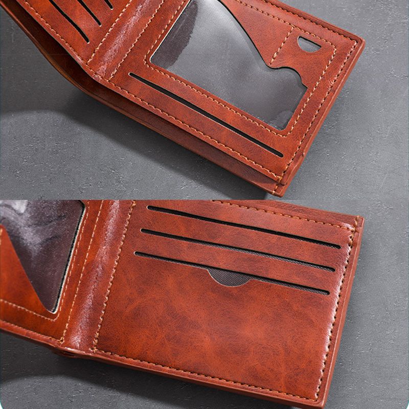 Men's Bags Wallets Holders New Wallet Short Style Simple Casual Fashion Multifunctional Card Holder Wallet