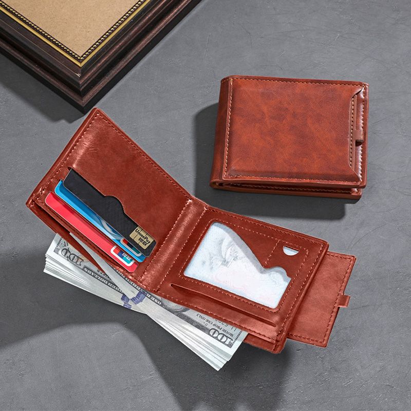 Men's Bags Wallets Holders New Wallet Short Style Simple Casual Fashion Multifunctional Card Holder Wallet