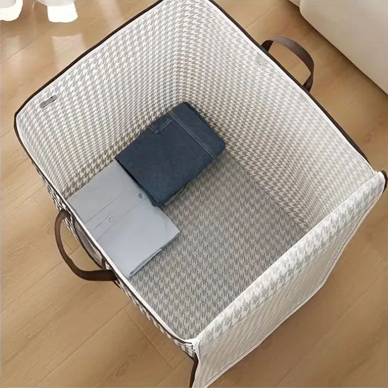SXCHEN New Quilt Storage Bags Packing Bags Divine Tools Foldable Storage Box Portable Clothes Organizer Tidy Pouch Suitcase Non-Woven Home Storage Box Quilt Storage Container Bag Box Mam Girl Gift