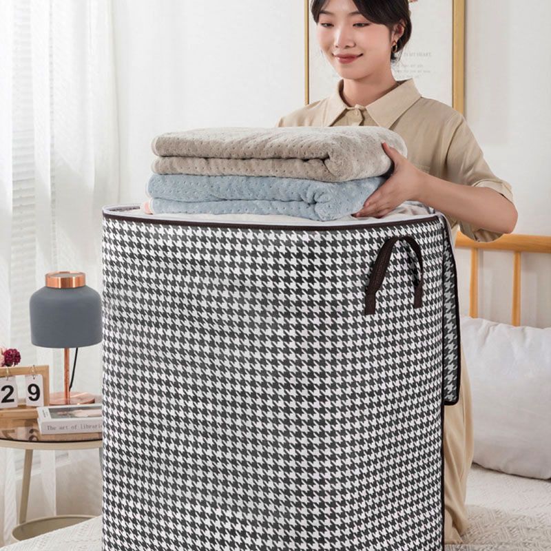 SXCHEN New Quilt Storage Bags Packing Bags Divine Tools Foldable Storage Box Portable Clothes Organizer Tidy Pouch Suitcase Non-Woven Home Storage Box Quilt Storage Container Bag Box Mam Girl Gift