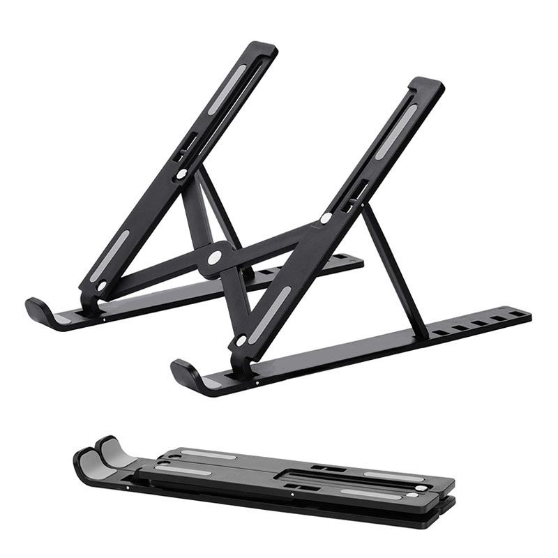 SXCHEN New Laptop Accessories  Mounts Arrival Foldable Aluminium Alloy/ABS Plastic Laptop Stand Portable Notebook Support Base Holder Adjustable Riser Cooling Bracket for Laptop & Tablet