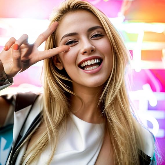 2 Pieces of （ Gold + Silver ) Single Tooth Couple Party Braces Popular Hip-Hop Hot Unisex Selling Popular Dental Braces Fashion Cool  Gold-Plated Teeth + Silver Braces