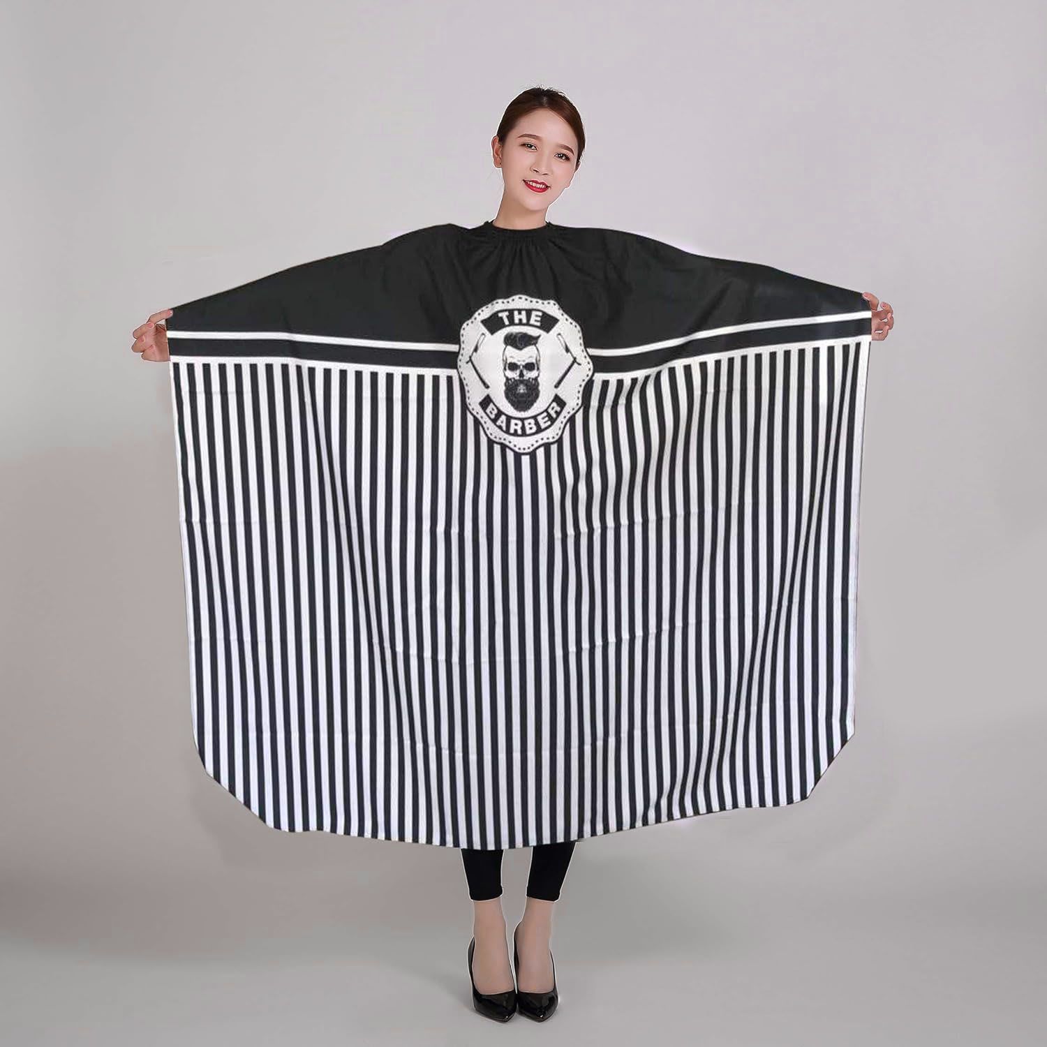 Barber Shaving Gown/Hairdressing Scarf Non-Stick Hair Anti-Static Barber Shop Haircutting Scarf Hair Salon Special Professional High-End Hairdressing Scarf Trendy