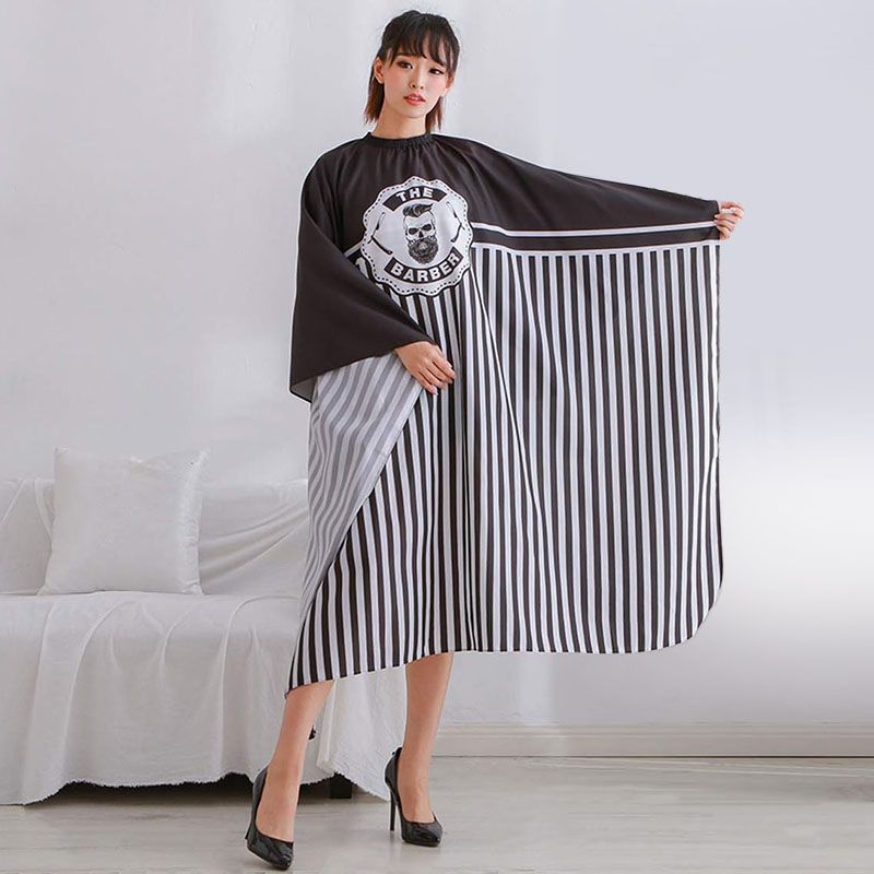 Barber Shaving Gown/Hairdressing Scarf Non-Stick Hair Anti-Static Barber Shop Haircutting Scarf Hair Salon Special Professional High-End Hairdressing Scarf Trendy