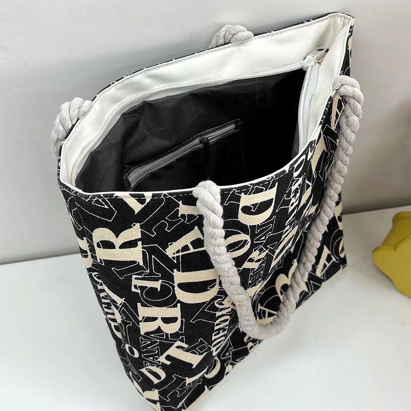Women's Bags Shoulder Bags New style canvas bag versatile fairy shoulder bag handbag large capacity student book bag shoulder bag