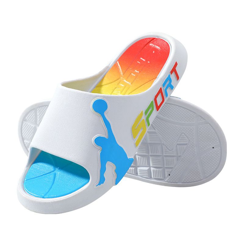 SHJO Kids Shoes Baby Shoes Boys Shoes Slippers Gradient Slippers New Style Sports And Leisure Indoor And Outdoor Wear Boys And Girls Slippers Thick-Soled Trendy Fashion Sandals And Slippers