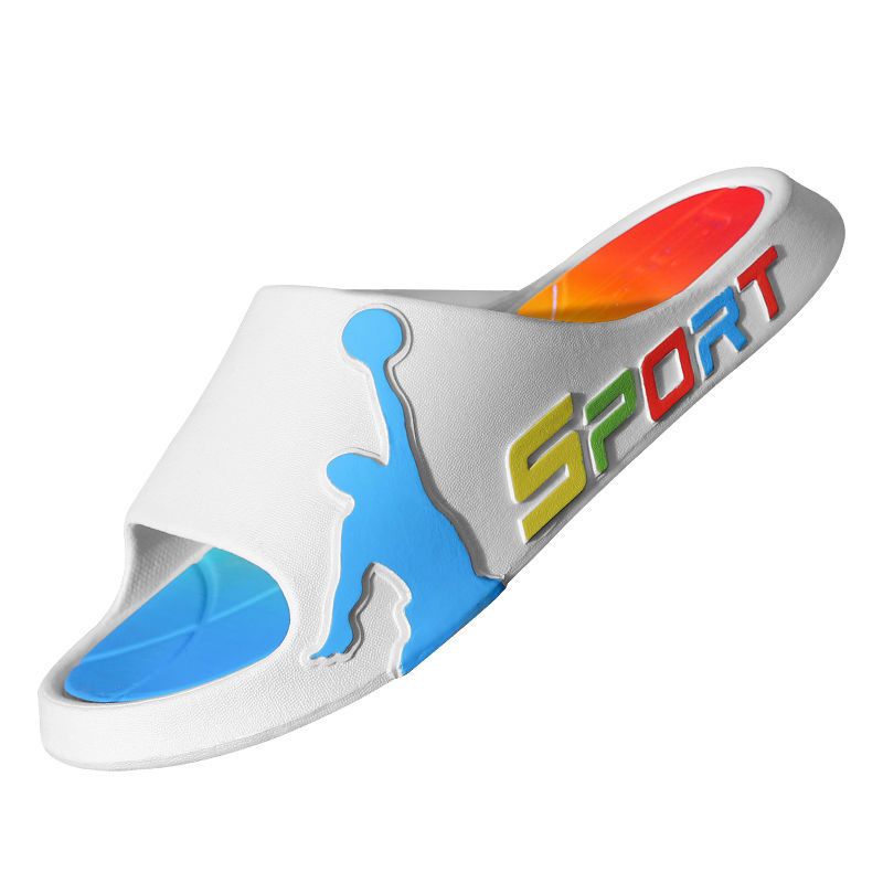 SHJO Kids Shoes Baby Shoes Boys Shoes Slippers Gradient Slippers New Style Sports And Leisure Indoor And Outdoor Wear Boys And Girls Slippers Thick-Soled Trendy Fashion Sandals And Slippers