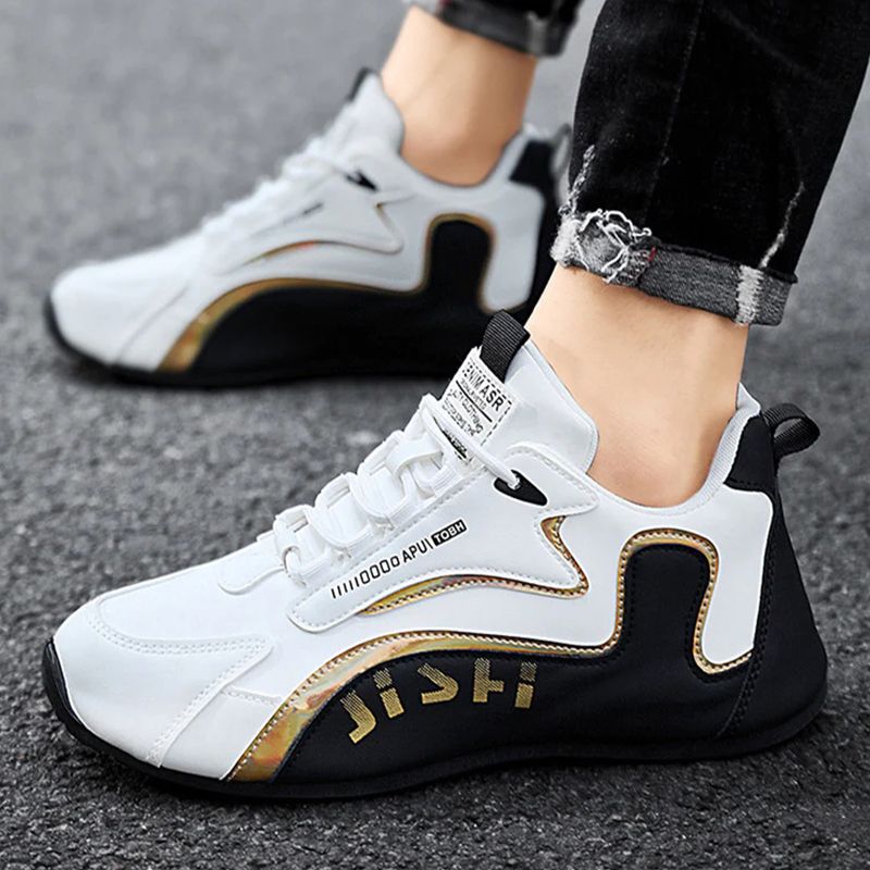 SHJO Men's Shoes Athletic Walking Shoe Leather Surface Is Waterproof And Non-Slip High-End Travel Shoes Trendy And Versatile Men'S Sports And Leisure Shoes Trendy Shoes Sports Shoes Walking Shoes