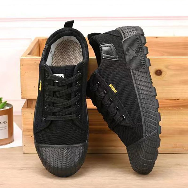 SHJO Men's Shoes Sneakers Non-Slip And Wear-Resistant Work Shoes, Low-Top Canvas Shoes, Breathable And Deodorant Rubber Shoes Training Shoes Low Top Liberation Shoes Cloth Shoes Sports Shoes