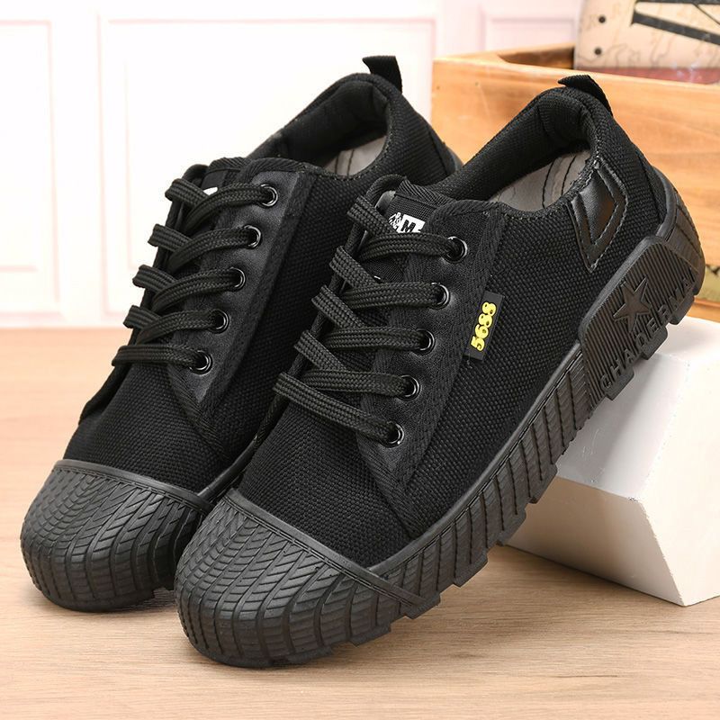 SHJO Men's Shoes Sneakers Non-Slip And Wear-Resistant Work Shoes, Low-Top Canvas Shoes, Breathable And Deodorant Rubber Shoes Training Shoes Low Top Liberation Shoes Cloth Shoes Sports Shoes