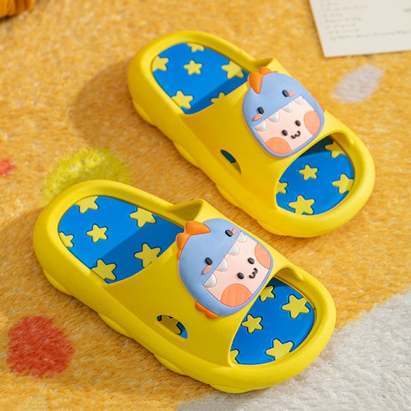 SHJO Kids Shoes Boys Shoes Slippers New Little Dinosaur Children'S Shoes Sandals And Slippers For Middle And Large Children Boys And Girls Soft Sole Non-Slip Shoes And Slippers
