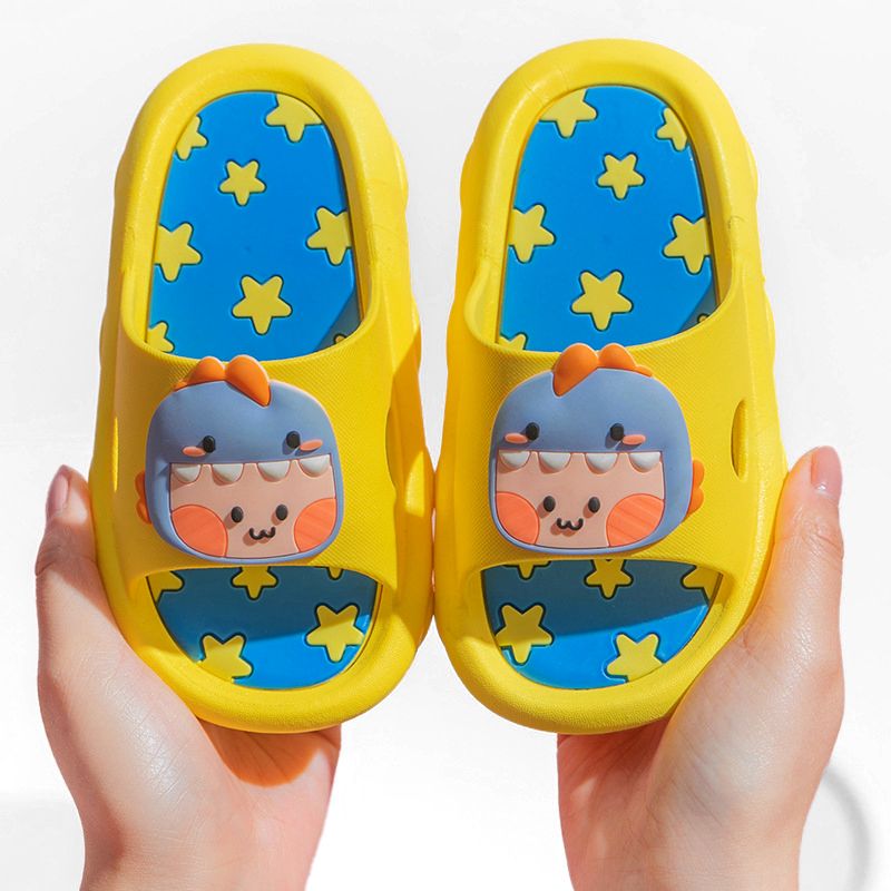 SHJO Kids Shoes Boys Shoes Slippers New Little Dinosaur Children'S Shoes Sandals And Slippers For Middle And Large Children Boys And Girls Soft Sole Non-Slip Shoes And Slippers