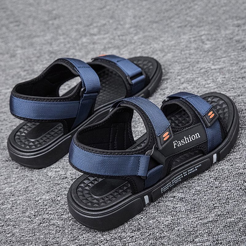 Men's Shoes Sandals New Trendy Sports Outer Wear Non-Slip Wear-Resistant Soft-Soled Driving Slippers Dual-Purpose Beach Shoes Sandals