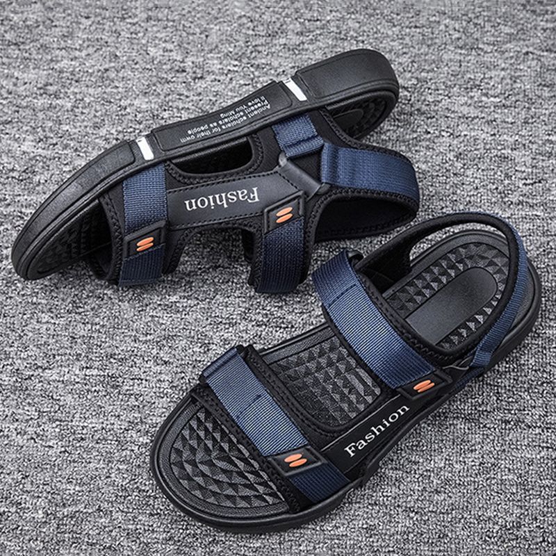 Men's Shoes Sandals New Trendy Sports Outer Wear Non-Slip Wear-Resistant Soft-Soled Driving Slippers Dual-Purpose Beach Shoes Sandals