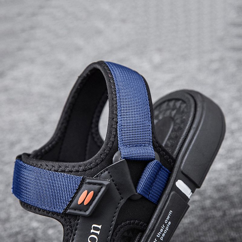 Men's Shoes Sandals New Trendy Sports Outer Wear Non-Slip Wear-Resistant Soft-Soled Driving Slippers Dual-Purpose Beach Shoes Sandals