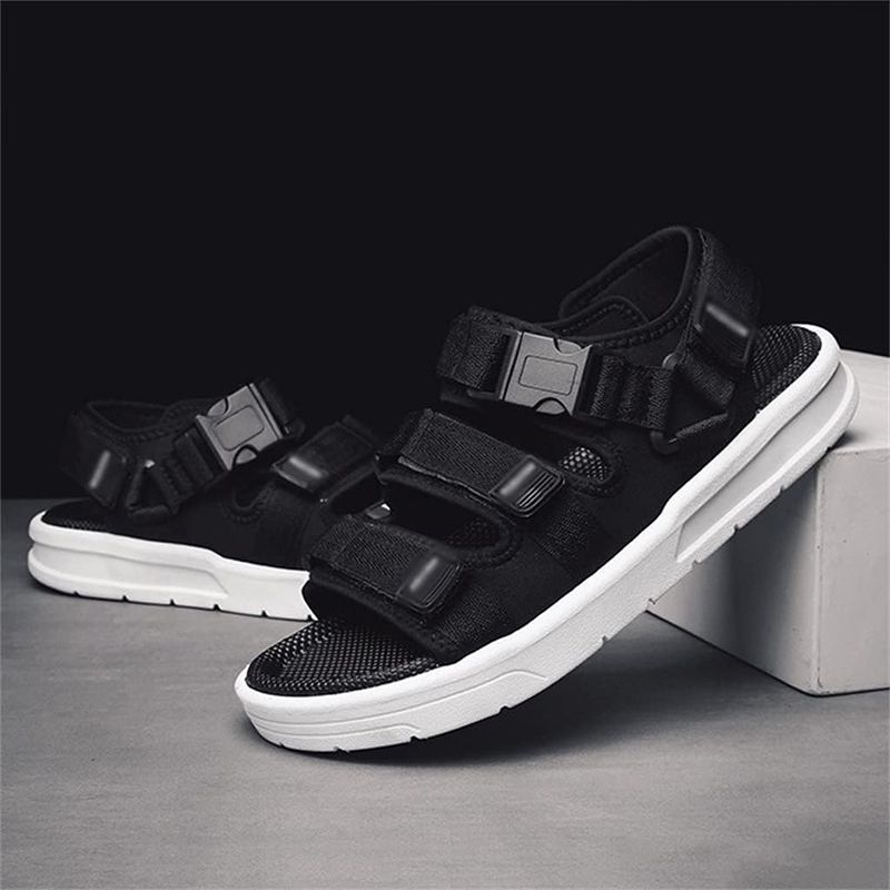 SHJO Men's Shoes Sandals New Casual Sandals Trendy Sports Beach Shoes Rubber Sandals