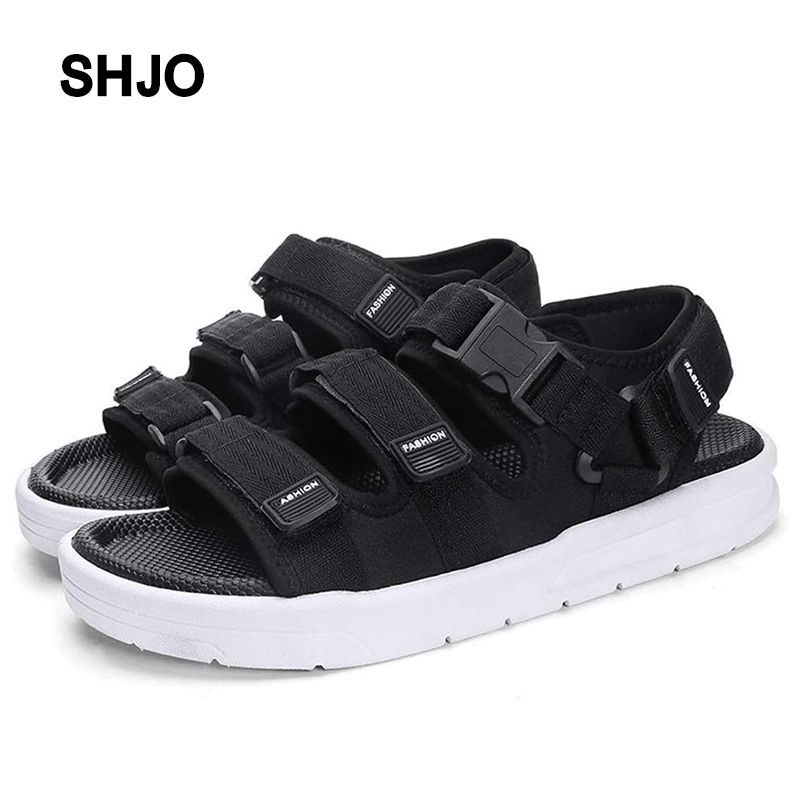 SHJO Men's Shoes Sandals New Casual Sandals Trendy Sports Beach Shoes Rubber Sandals