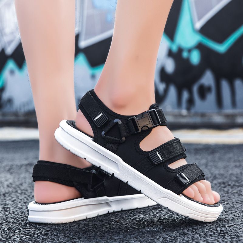 SHJO Men's Shoes Sandals New Casual Sandals Trendy Sports Beach Shoes Rubber Sandals